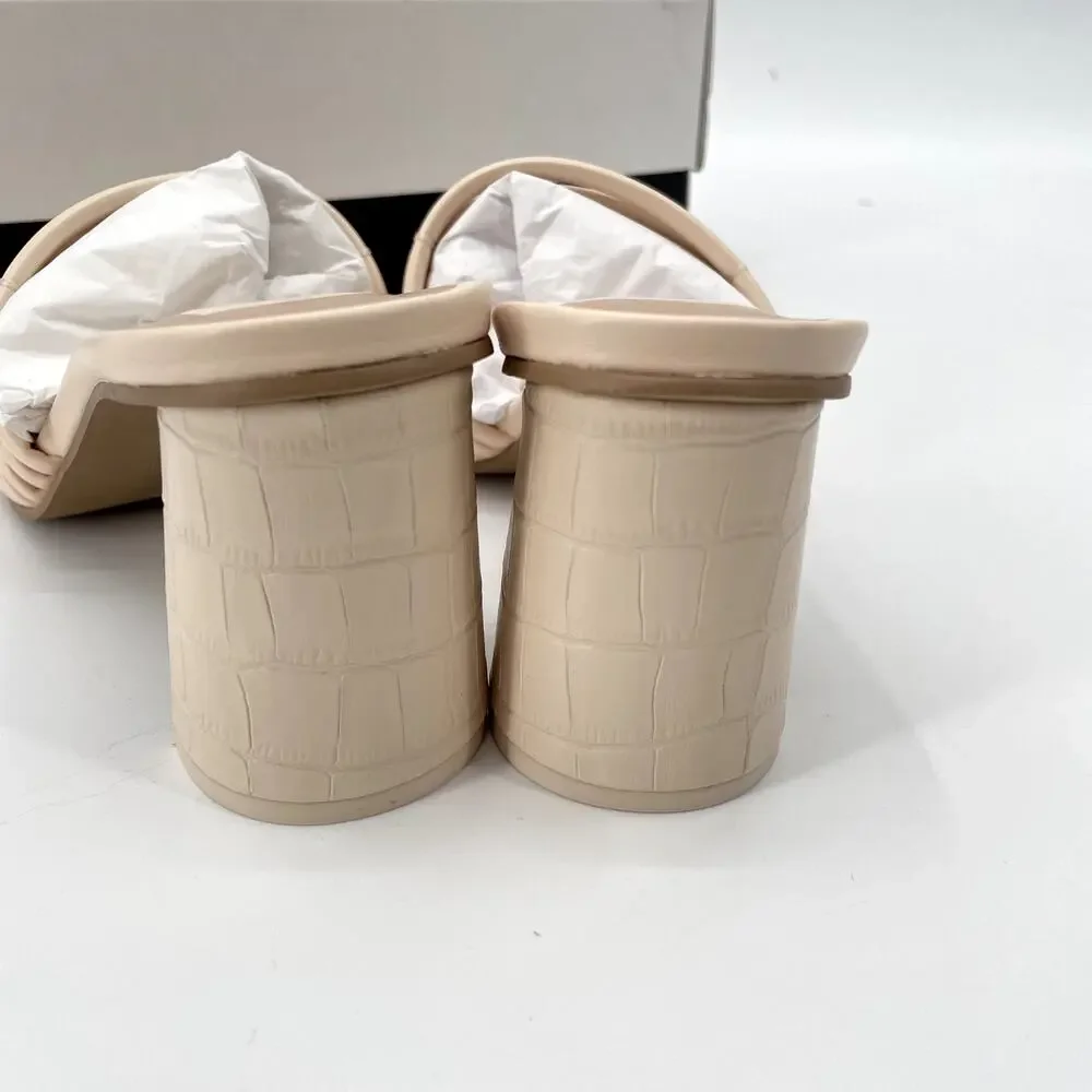 DOLCE VITA New in Box Priana Block Neutral Heels in Cream // 8.5 - Picture 9 of 12